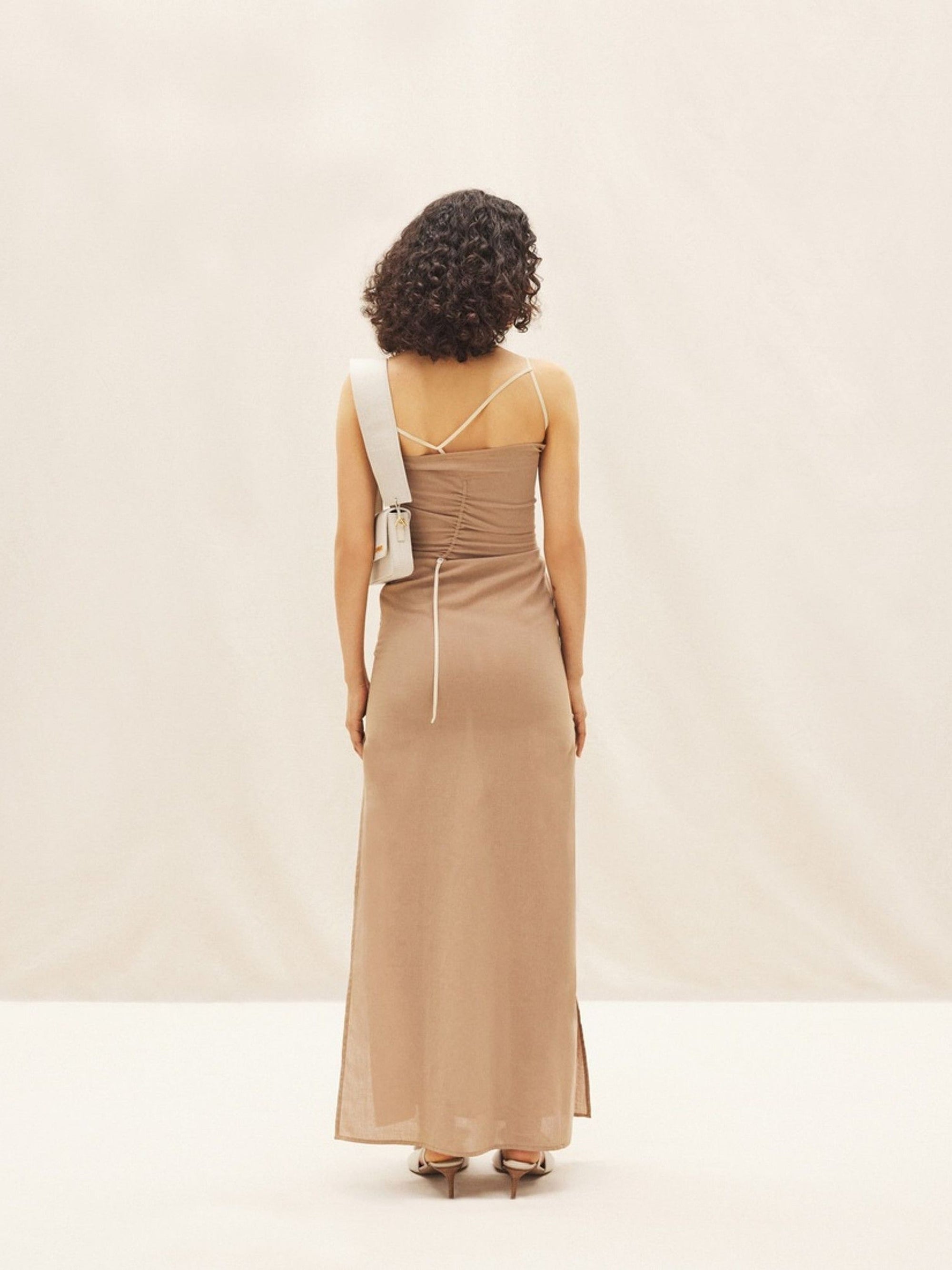 BEIGE LA ROBE GAUA