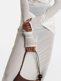 Robe longue Piombone - Off White