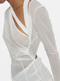 Robe longue Piombone - Off White
