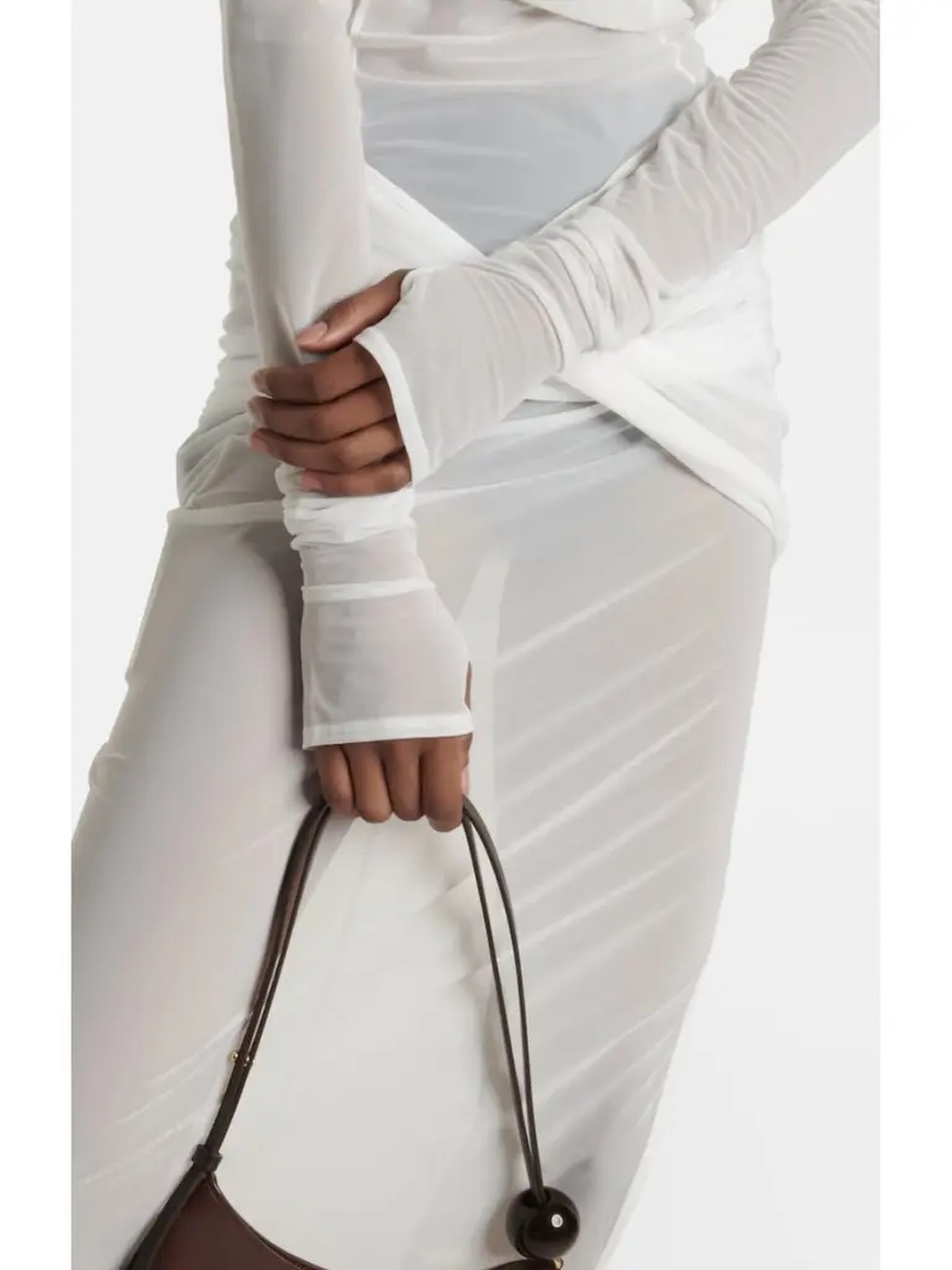Robe longue Piombone - Off White