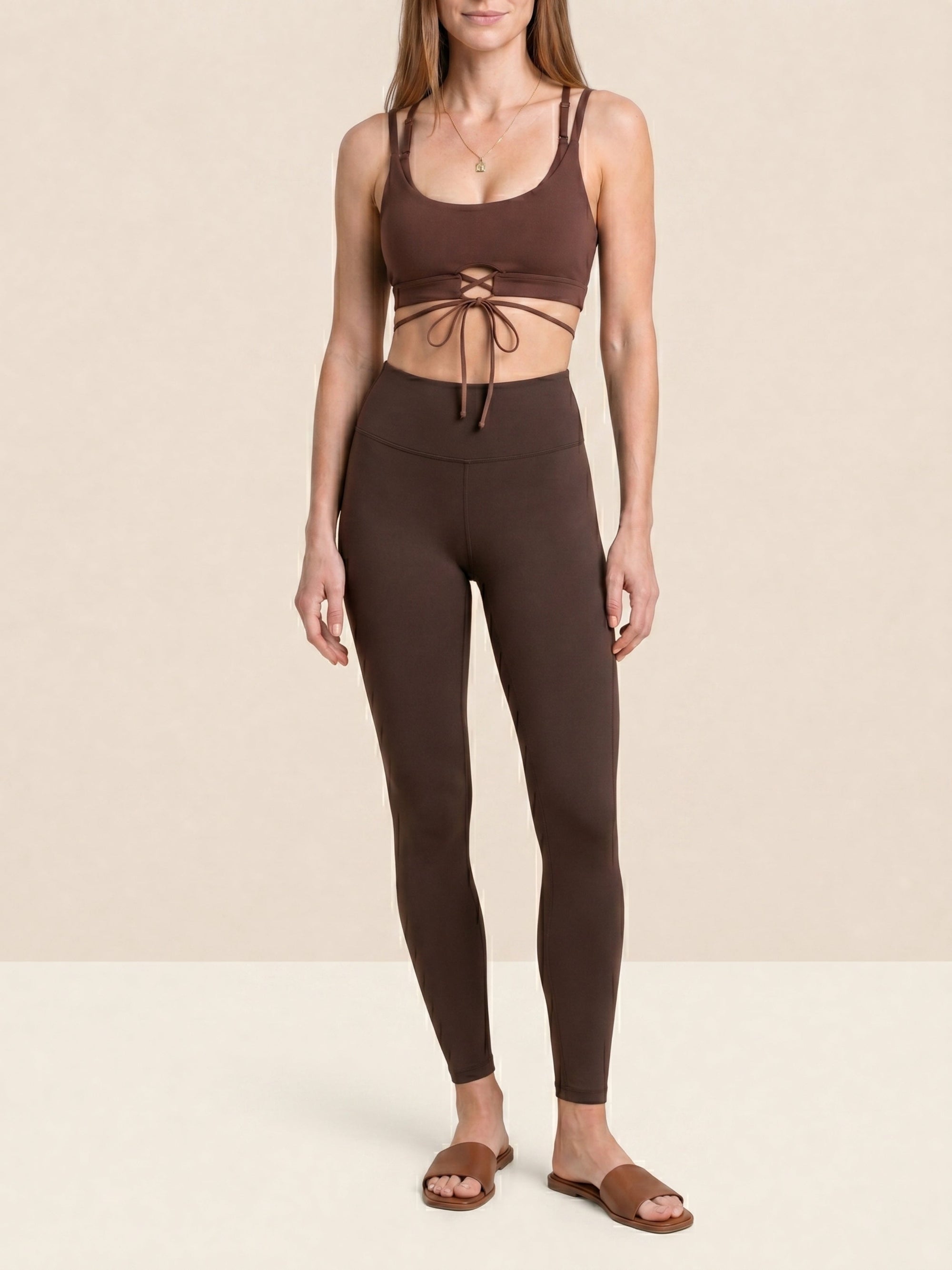 BROWN LA BRASSIERE NIKE