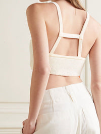 Bandeau Bellinu en laine mélangée - White
