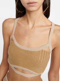 LIGHT BROWN LE BANDEAU BELLINU