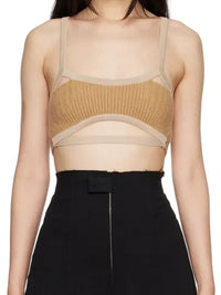Brassière Bellinu en laine mélangée - Light Brown