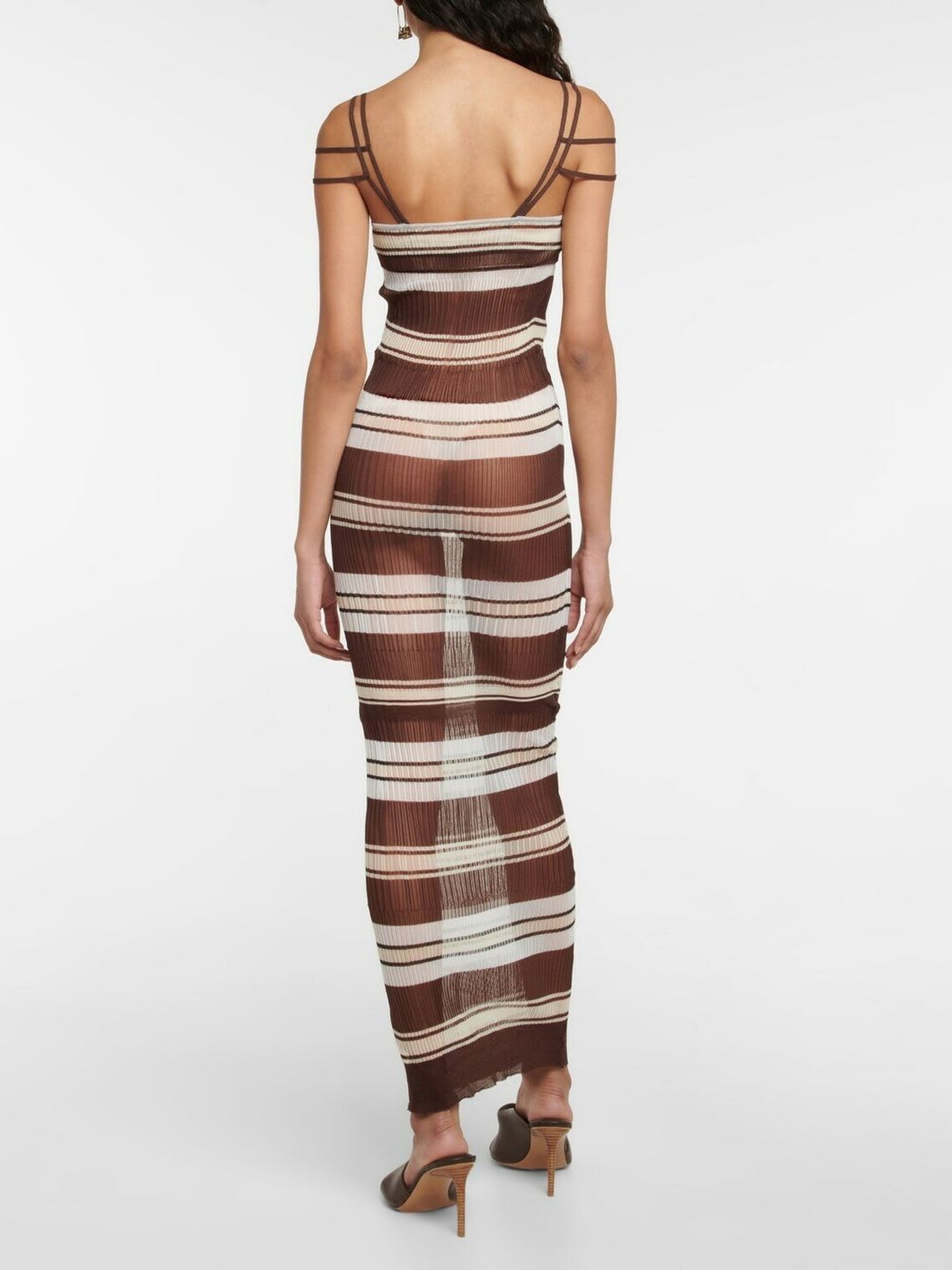 Robe plissée Sognu - Multi Brown