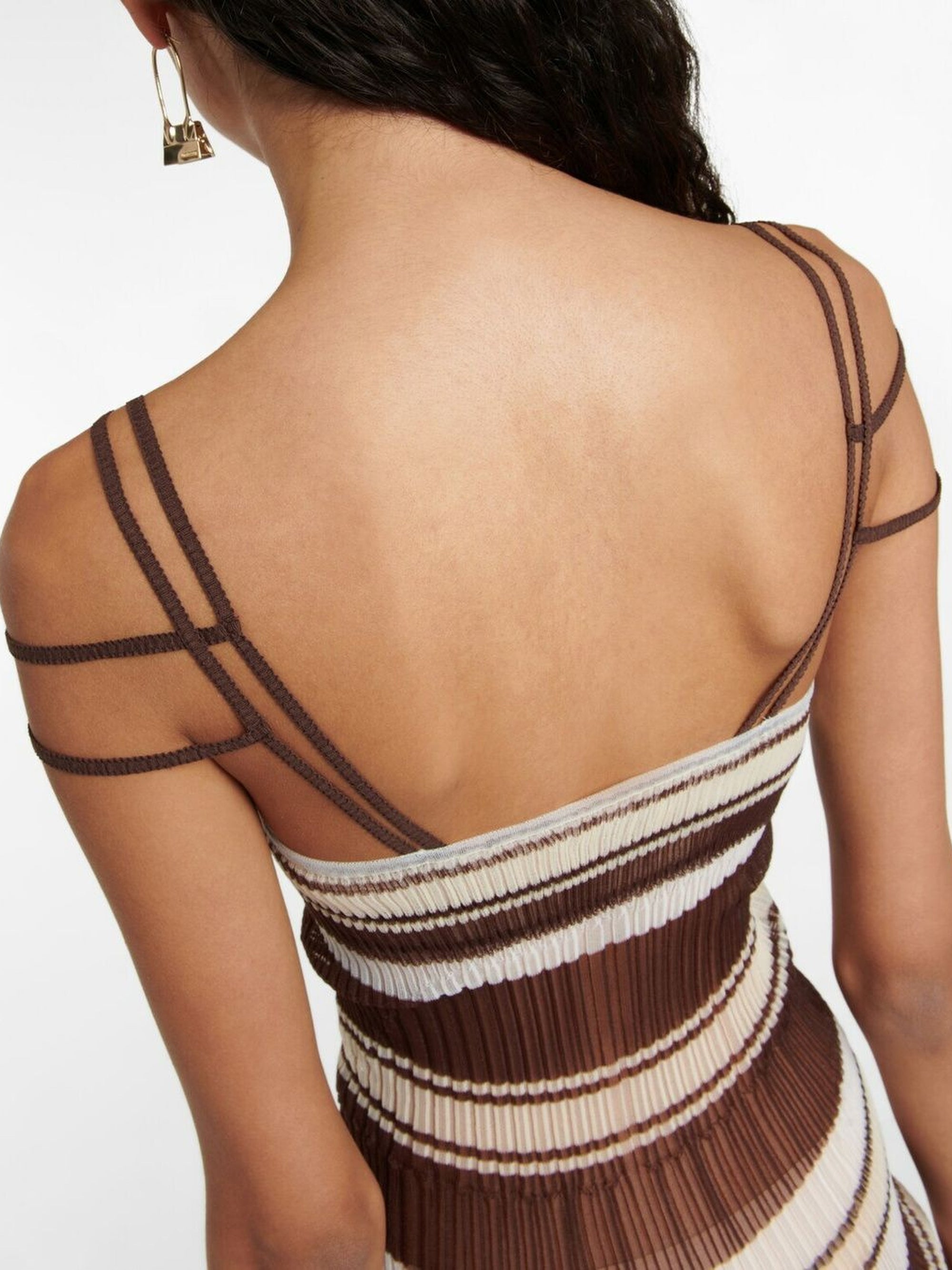 Robe plissée Sognu - Multi Brown
