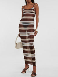 Robe plissée Sognu - Multi Brown