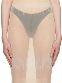 Robe plissée Sognu - Beige