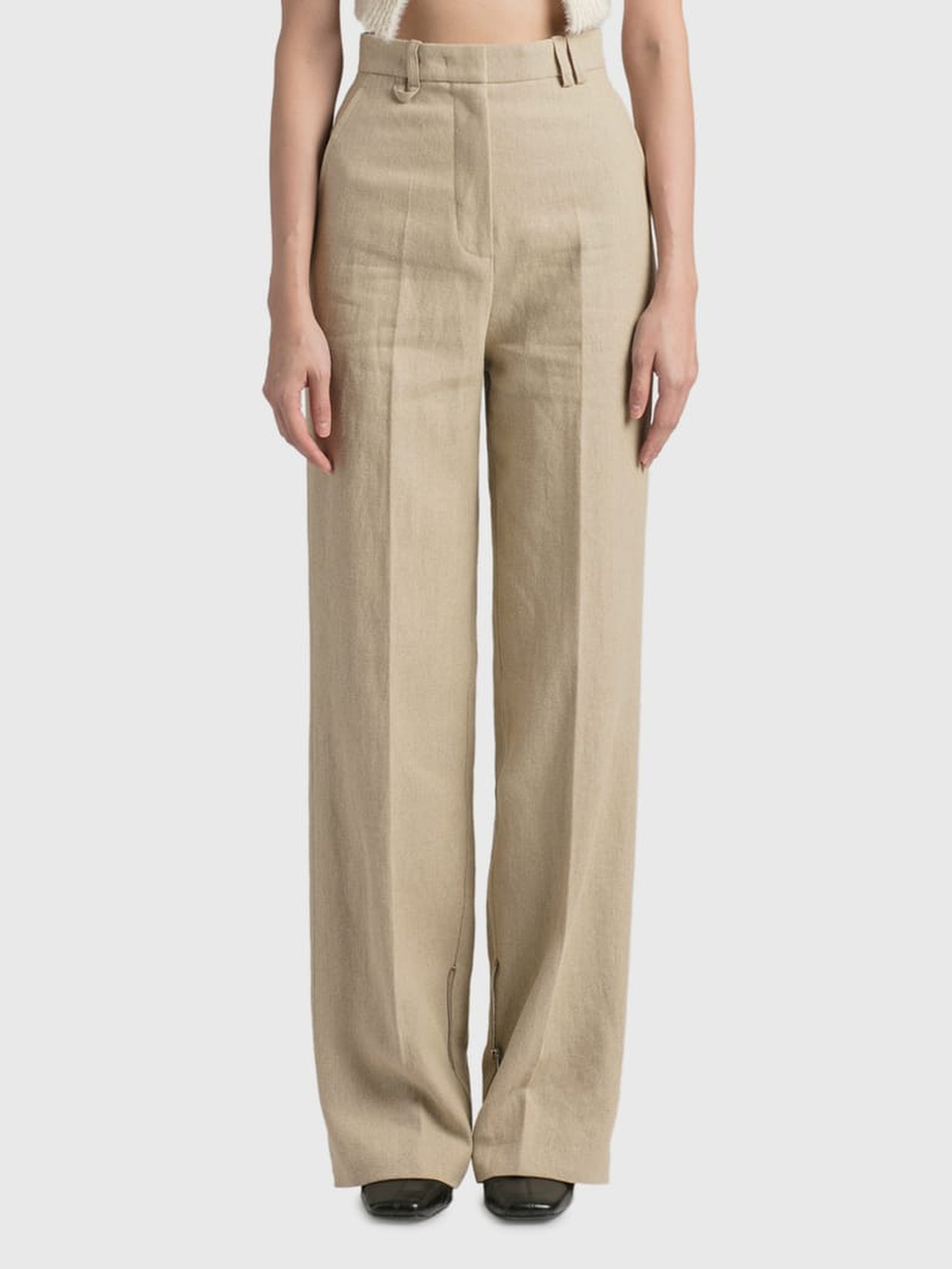 The Astouin Trousers - Dark Beige