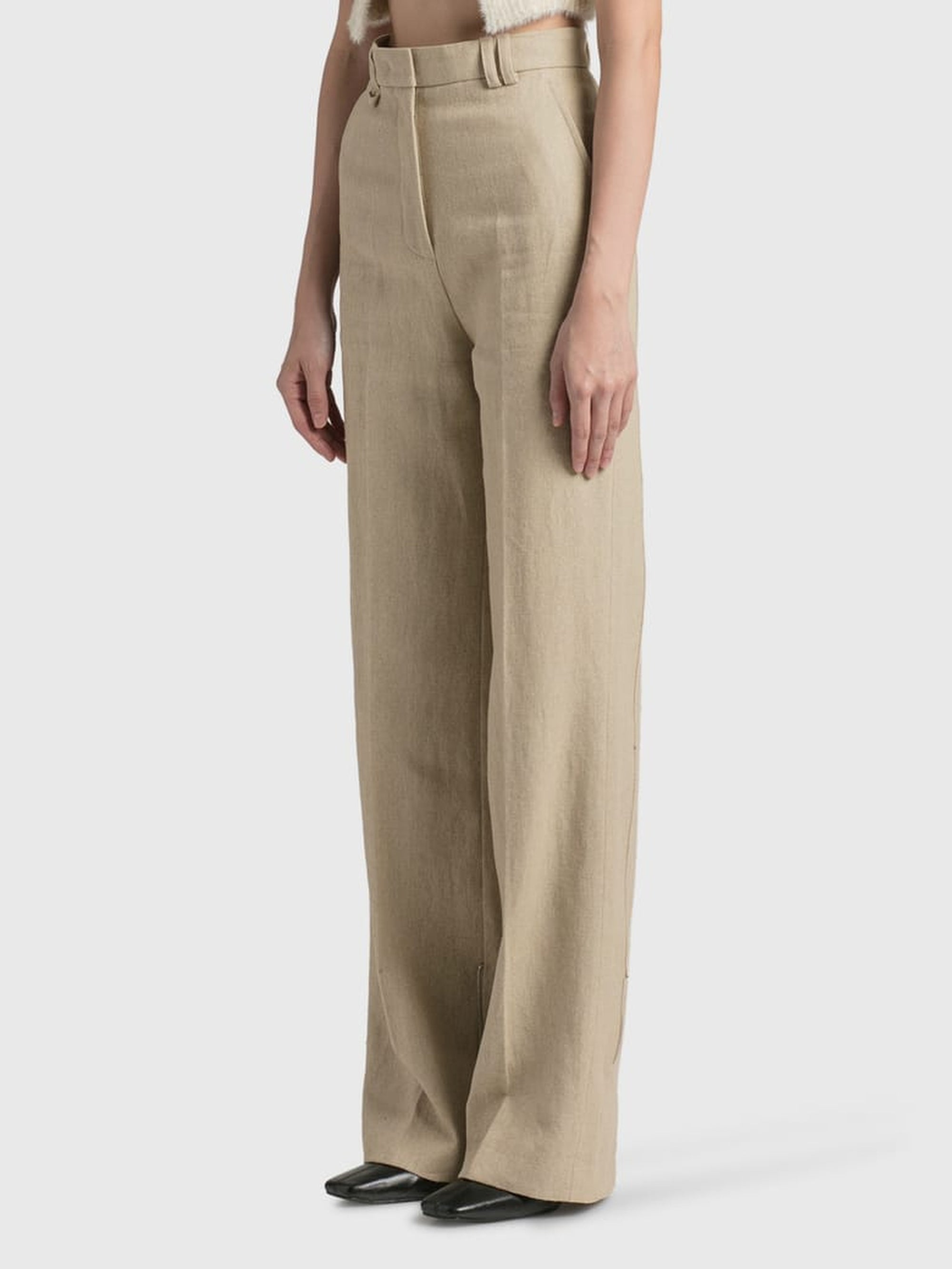 The Astouin Trousers - Dark Beige