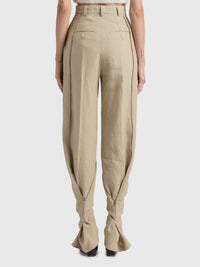 The Astouin Trousers - Dark Beige