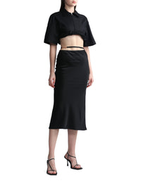 Chemise Silpa à fermeture éclair - Black