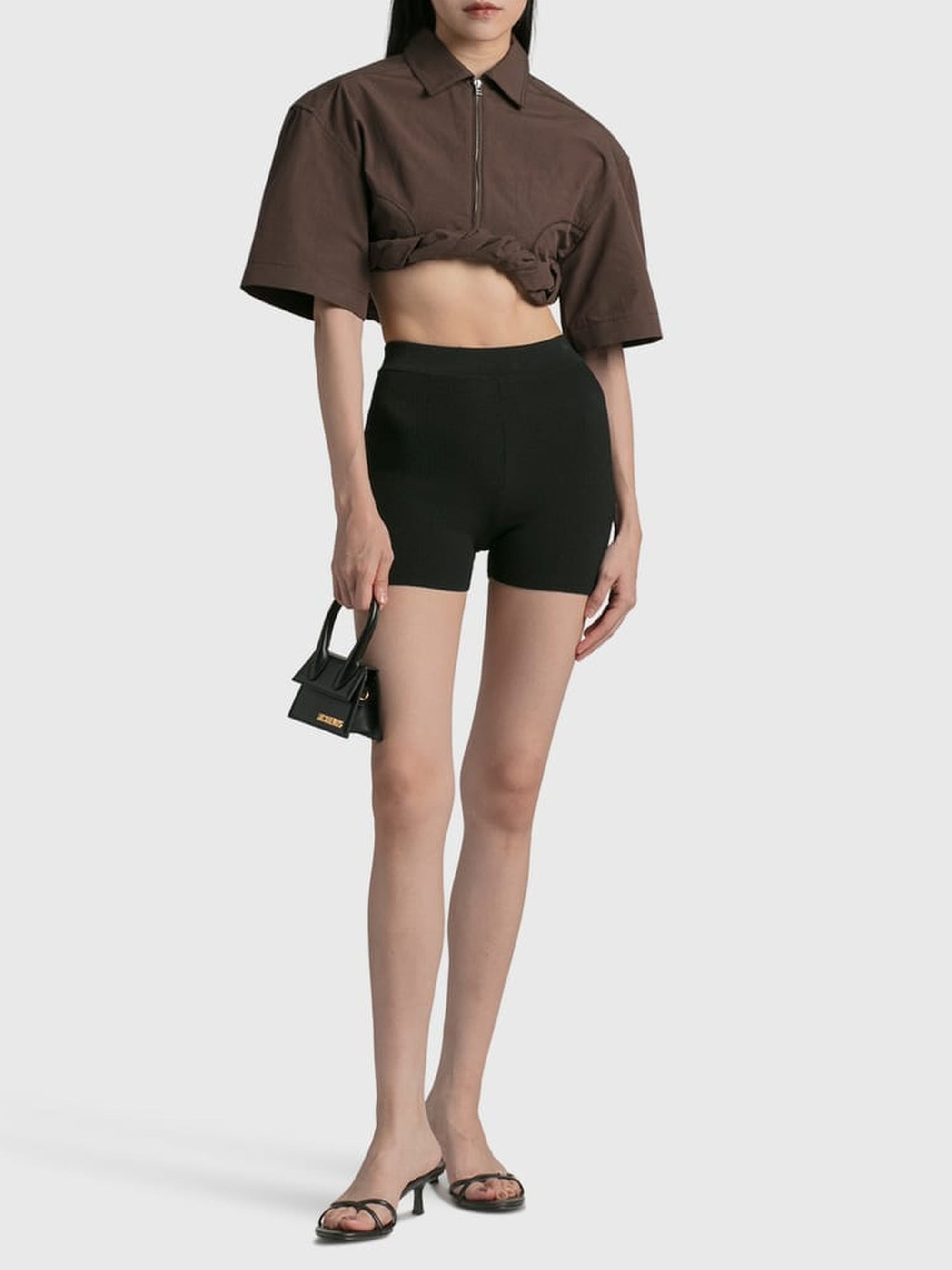 BROWN LA CHEMISE SILPA