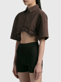 BROWN LA CHEMISE SILPA
