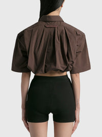 BROWN LA CHEMISE SILPA