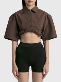 BROWN LA CHEMISE SILPA