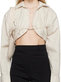 LIGHT BEIGE LA CHEMISE MACHOU