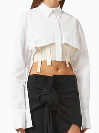 Chemise corset Cinta - White