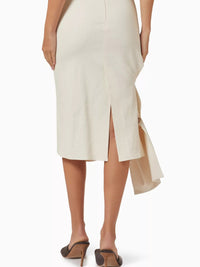 OFF-WHITE LA JUPE CREMA