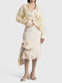 The Crema Skirt - Off White