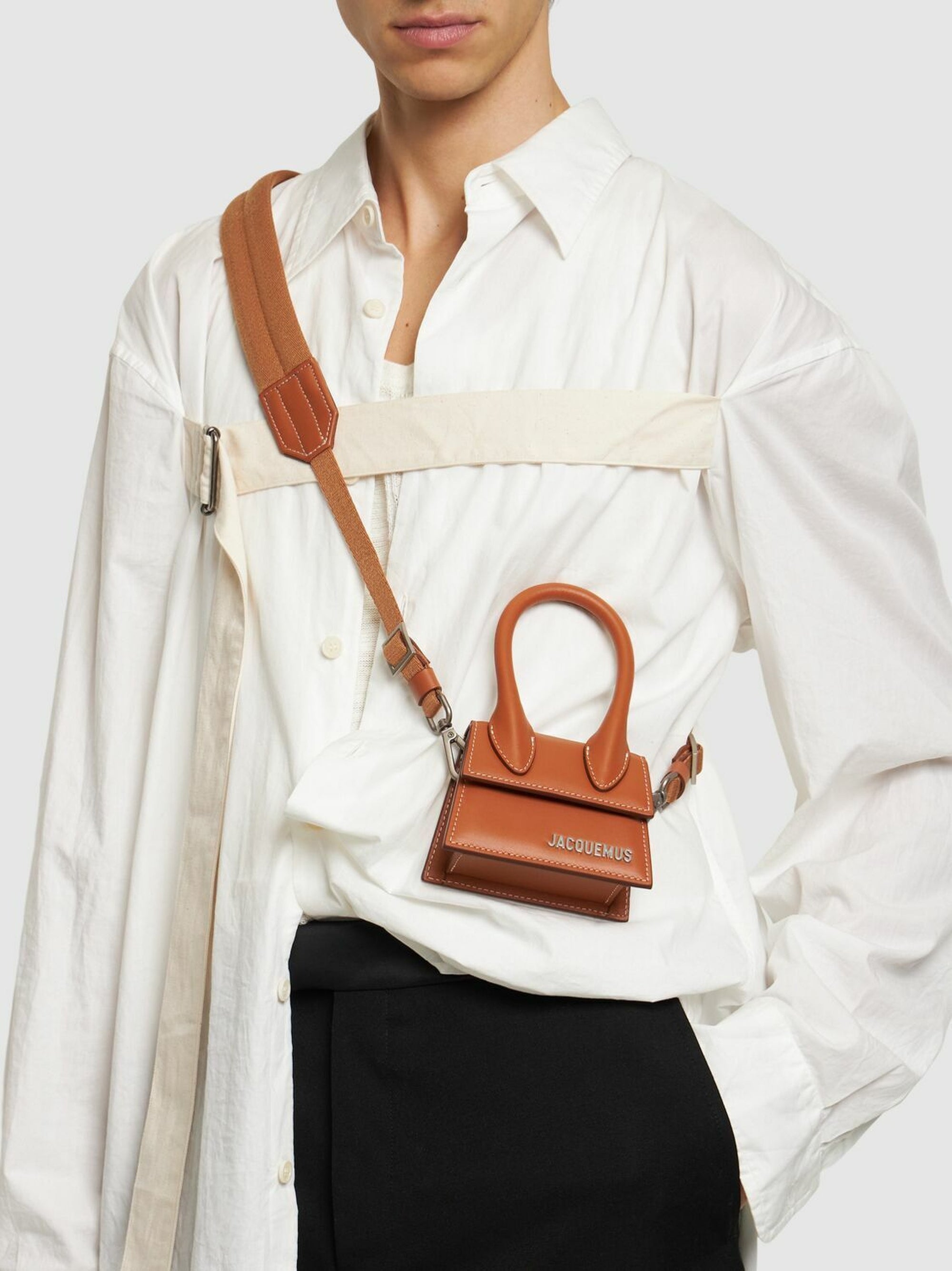 Sac à bandoulière Chiquito en cuir - Pink