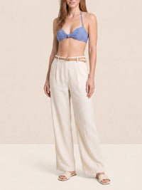 Brassière Tekla x Jacquemus à logo - Blue Bandana