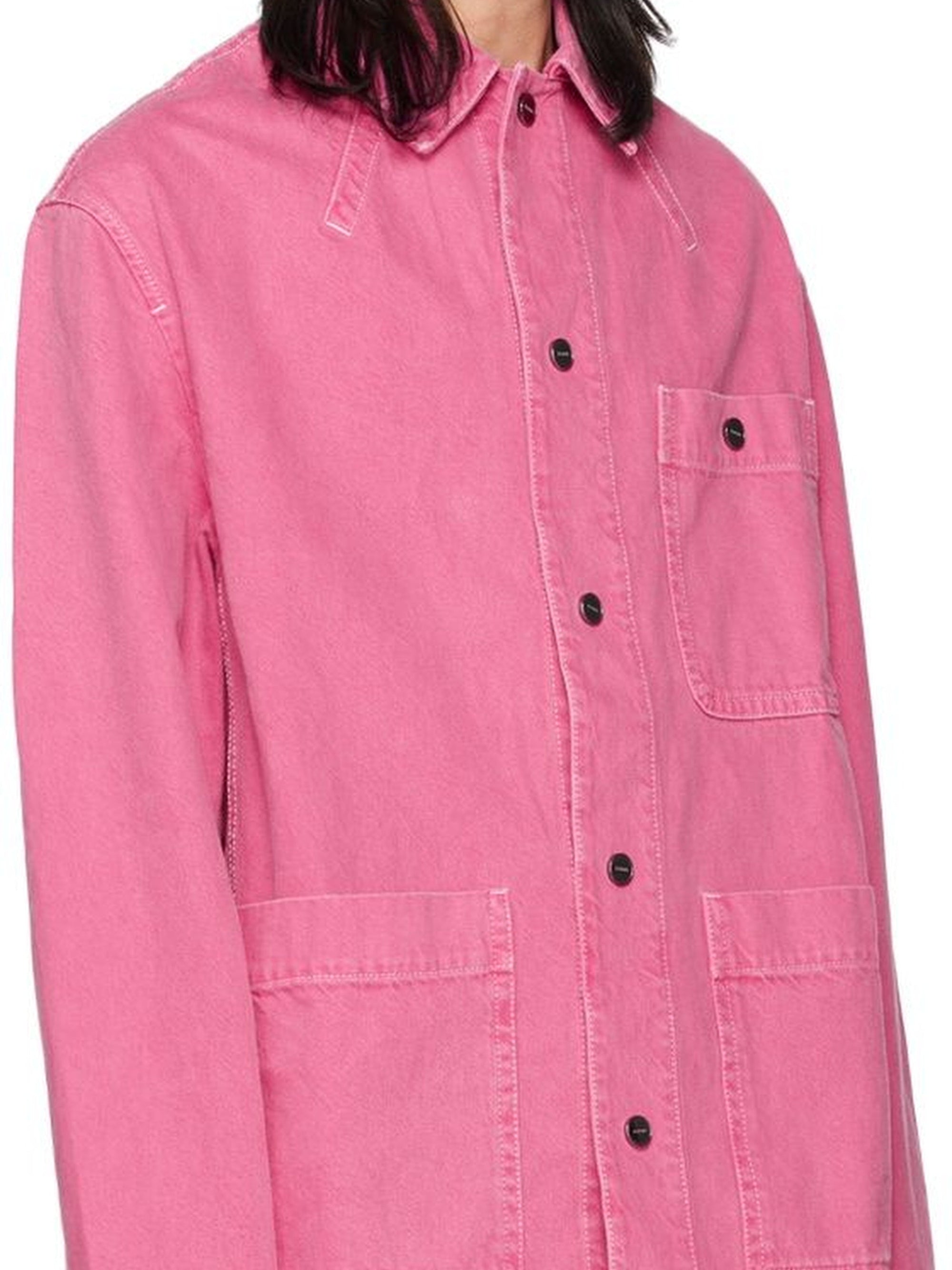 PINK/WHITE LA VESTE DE-NIMES YELO