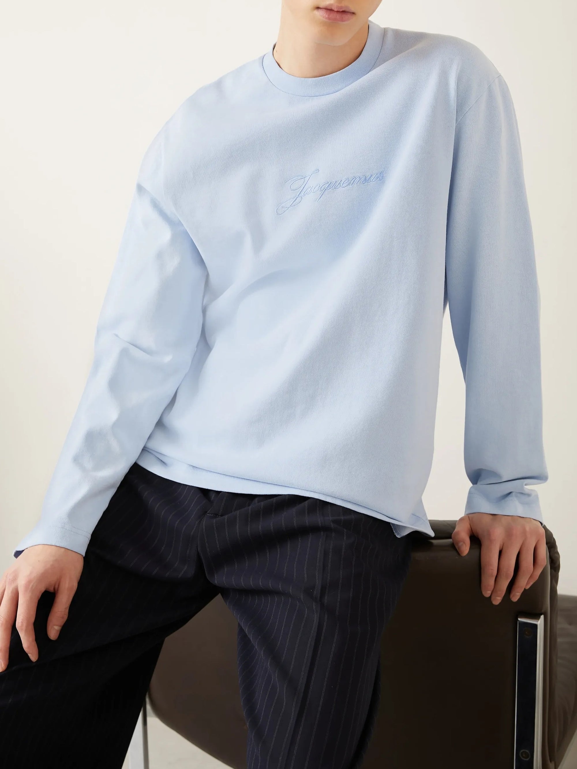 T-shirt à logo Marino - Light Blue