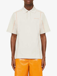 Polo Vainilla à surpiqures - Light Beige