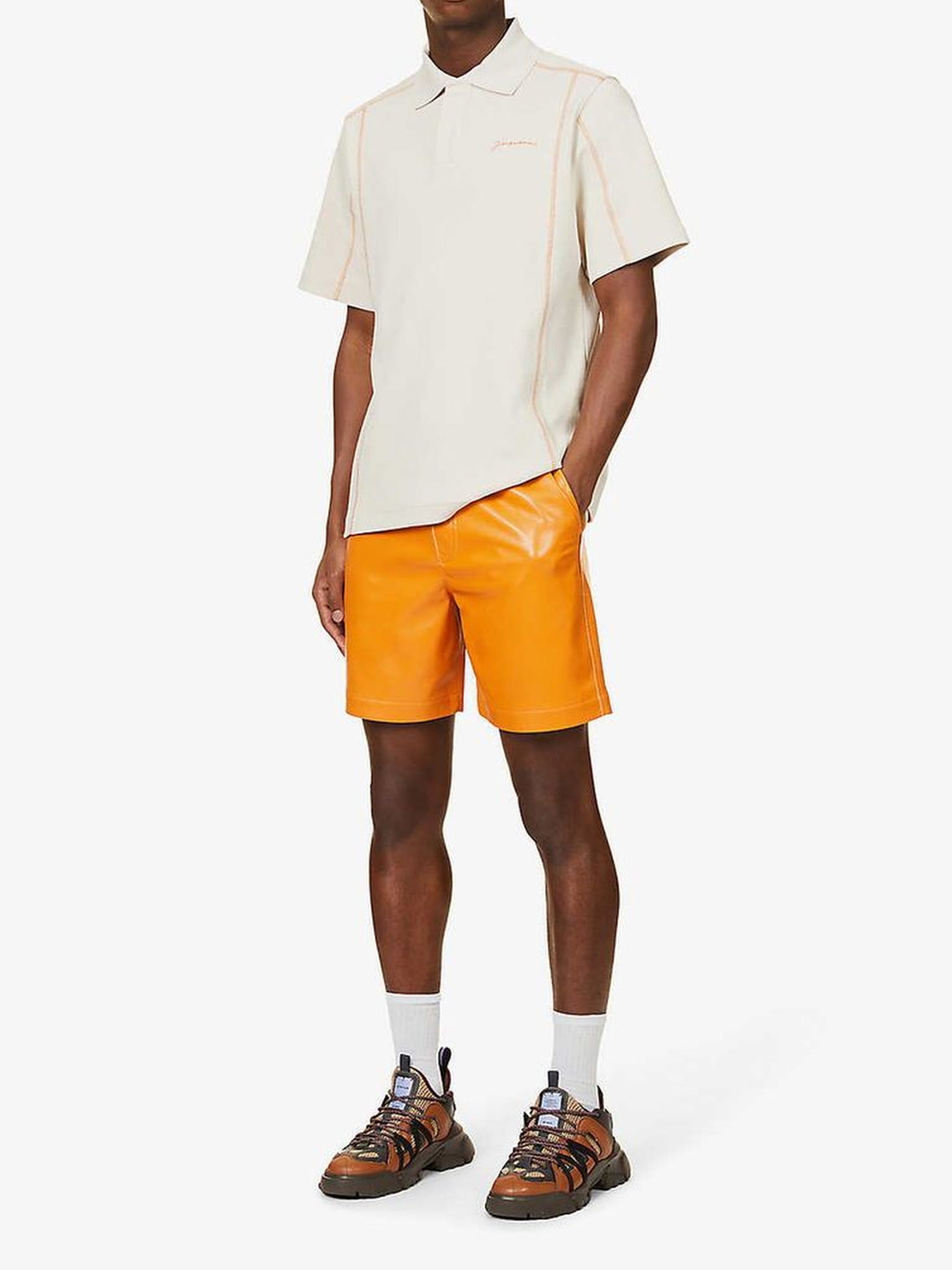 Polo Vainilla à surpiqures - Light Beige
