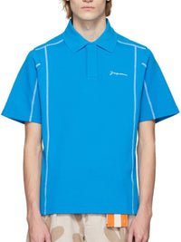 Polo Vainilla à surpiqures - Orange