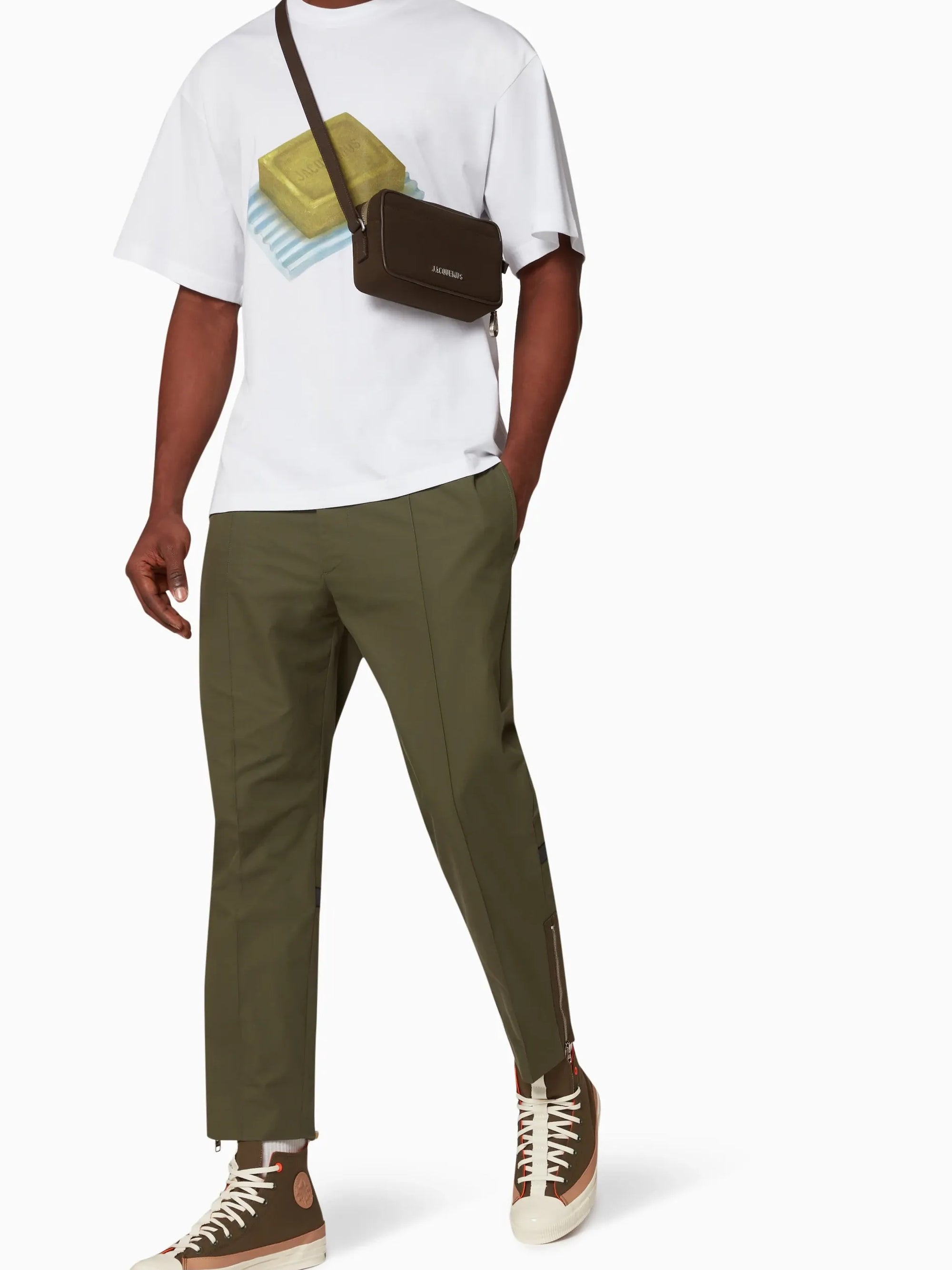 T-shirt à logo Savon - Green Soap White