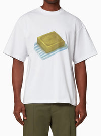 T-shirt à logo Savon - Green Soap White