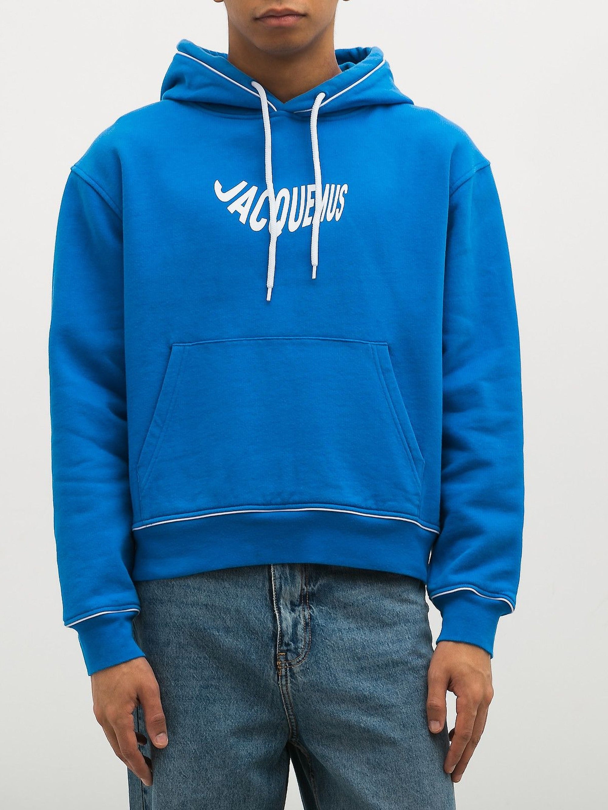 PRINT LOGO WAVE BLUE LE SWEATSHIRT VAGUE