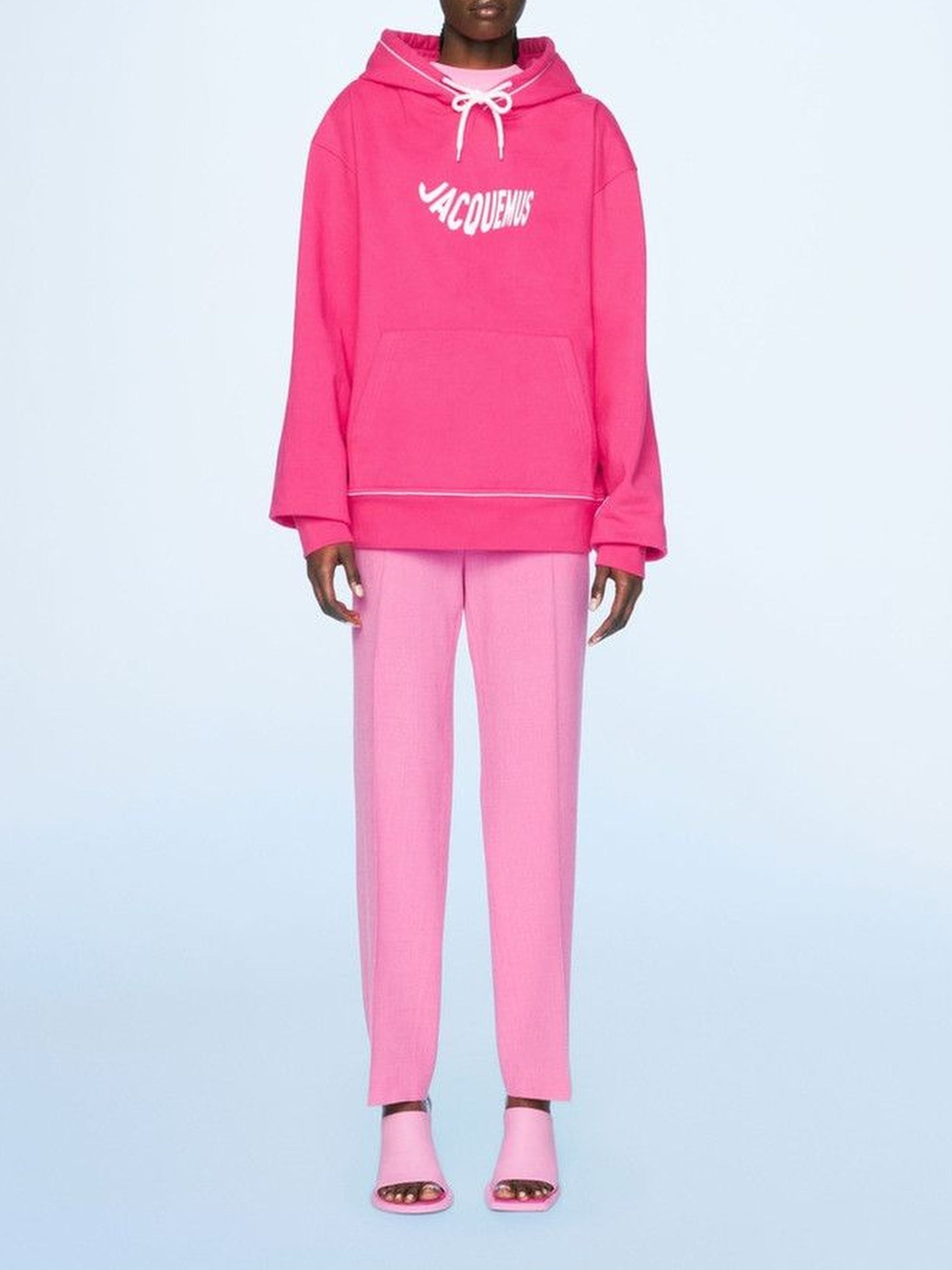 PRINT LOGO WAVE PINK LE SWEATSHIRT VAGUE