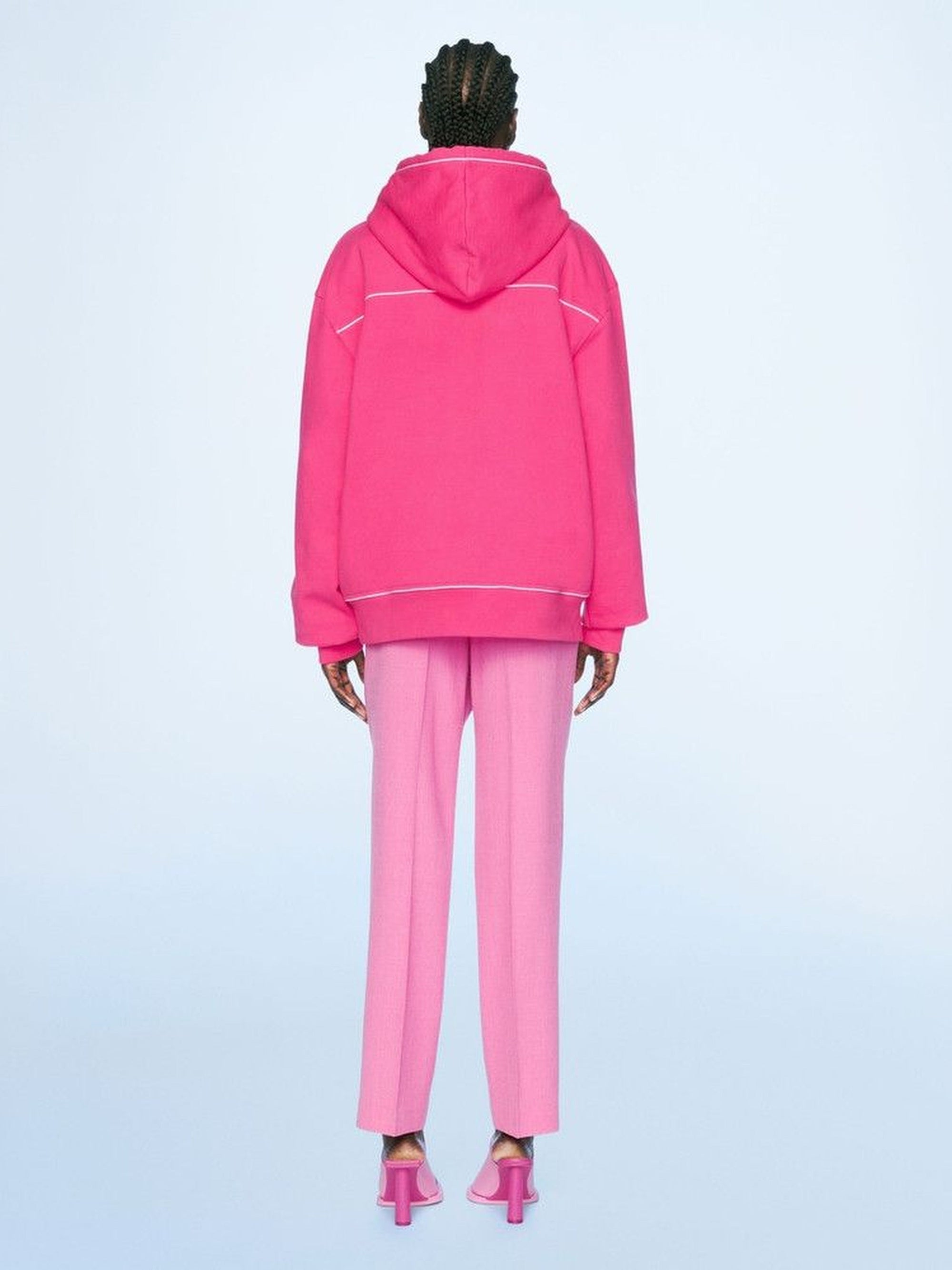 PRINT LOGO WAVE PINK LE SWEATSHIRT VAGUE