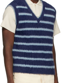 Gilet Neve rayé - Multi Blue