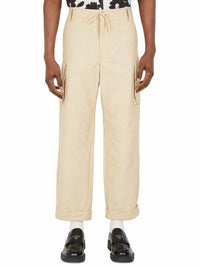 Pantalon cargo Giardino - Beige Squares