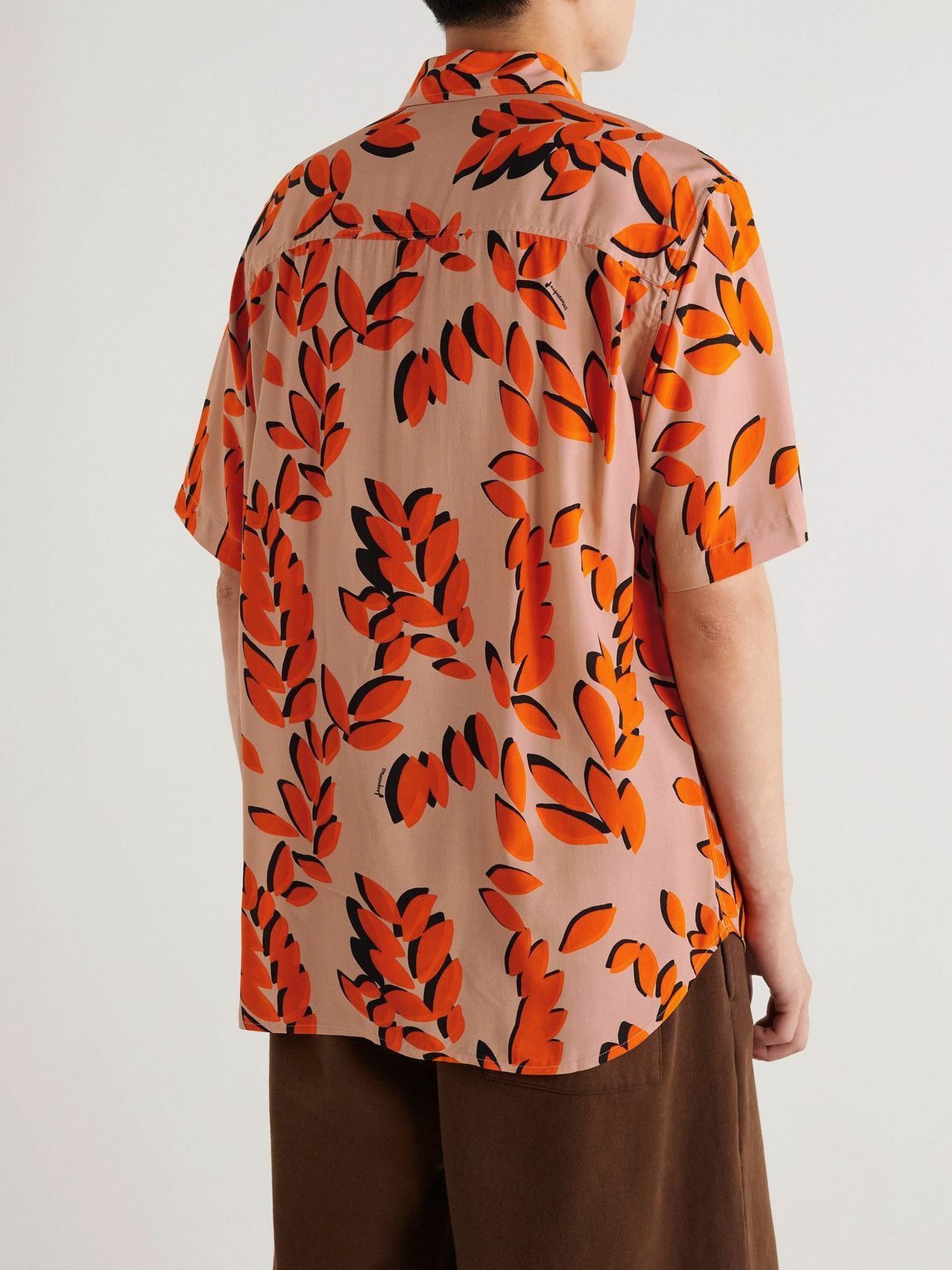 Chemise Melo imprimée - Orange Leaves