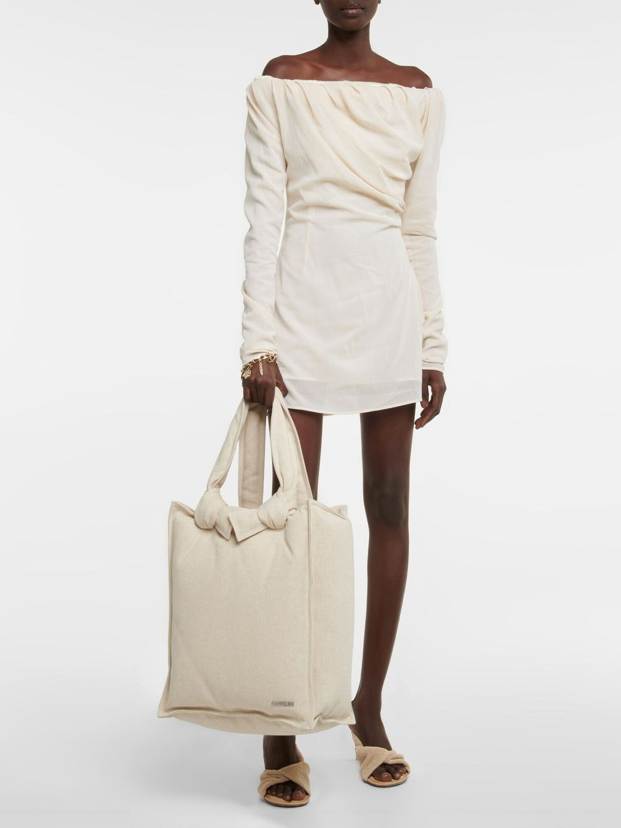 Sac cabas Cuscinu - Light Greige