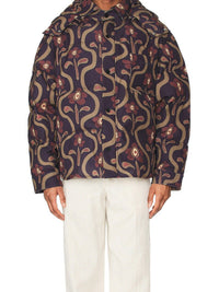 PRINT BROWN FLOWERS LA DOUDOUNE CHEMISE