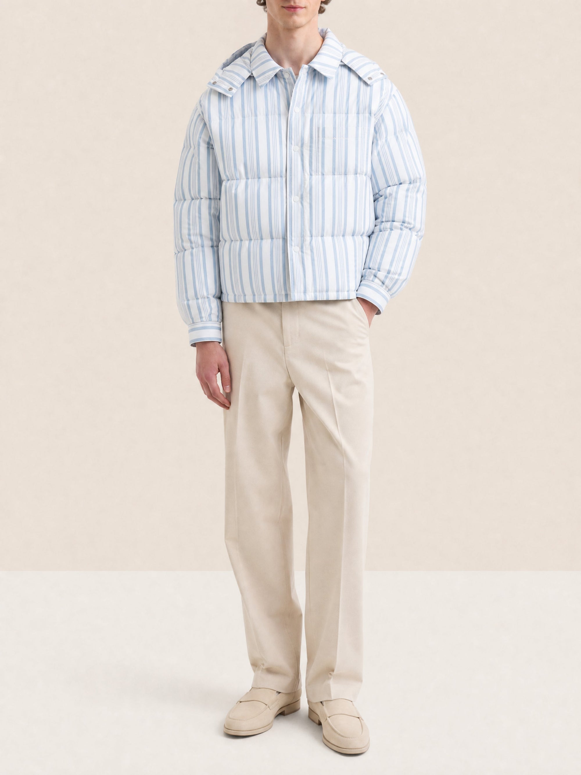 BLUE STRIPES LA DOUDOUNE CHEMISE