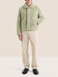 LIGHT GREEN LE MANTEAU PASTRE