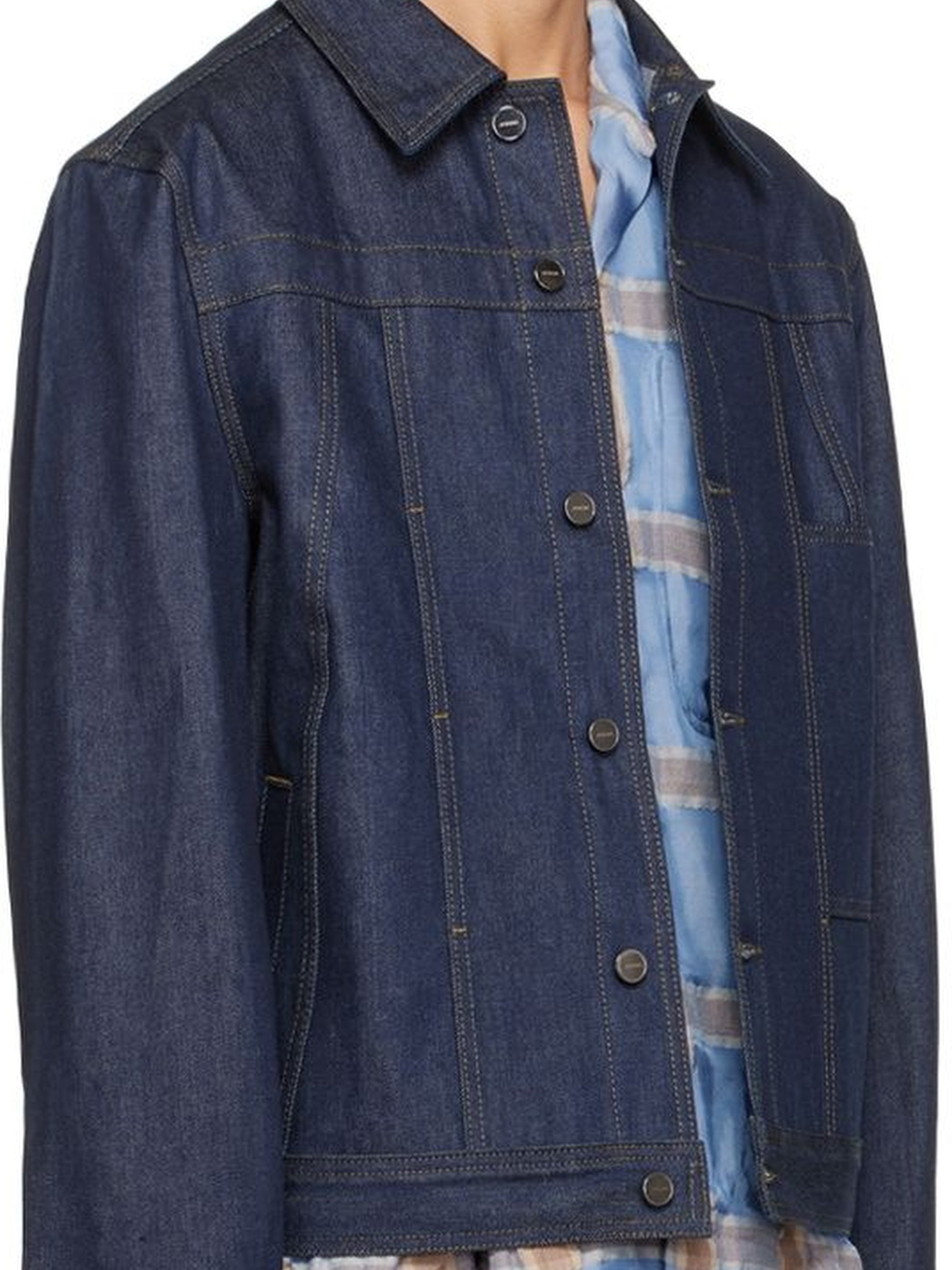 Veste De-Nimes en denim - Navy & Khaki