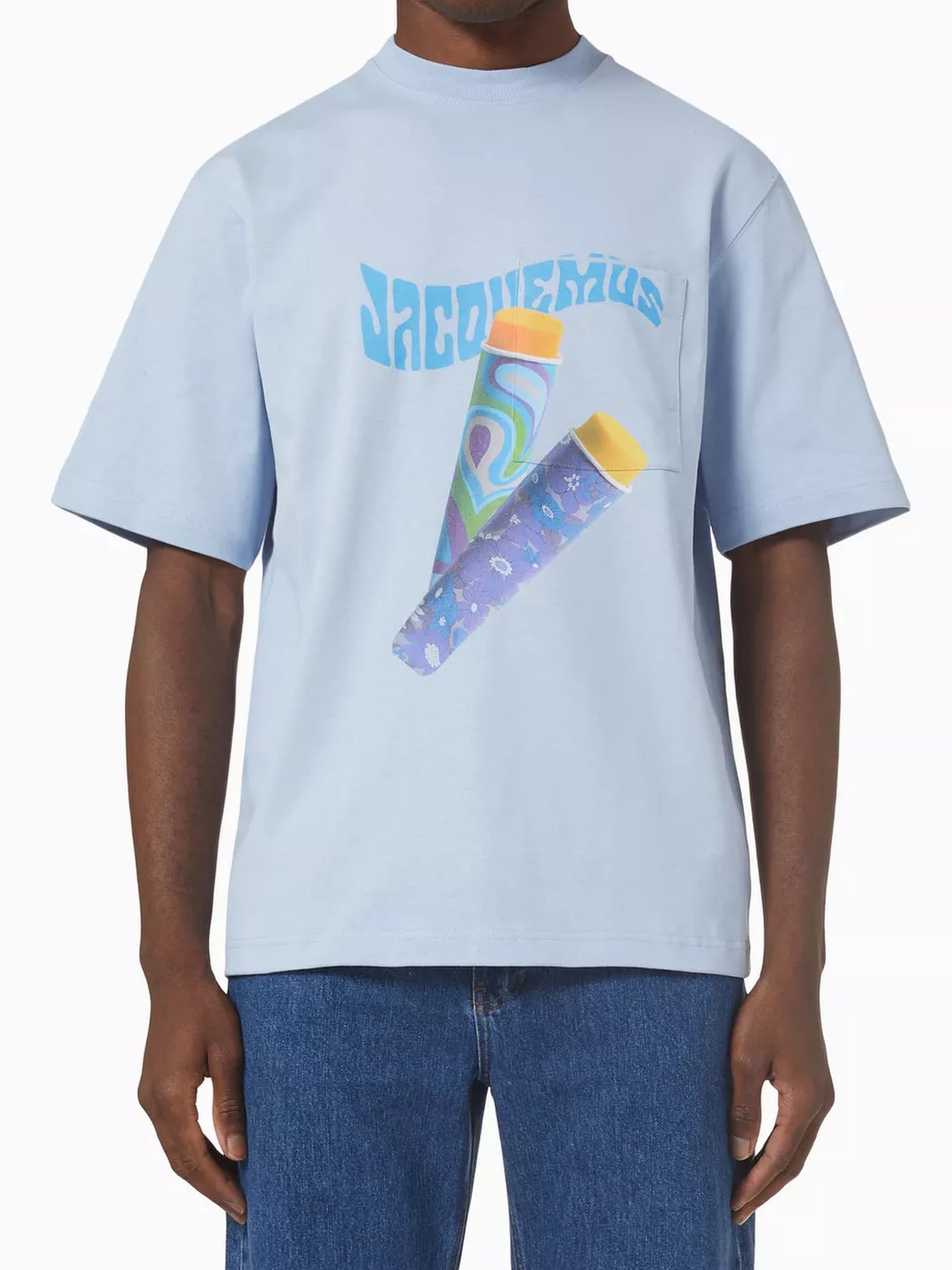 T-shirt Paisley - Sorbet Blue