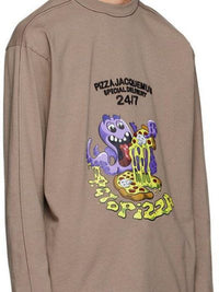 T-shirt Octopizza - Octopizza Brown