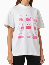 T-shirt Sacs imprimé - White