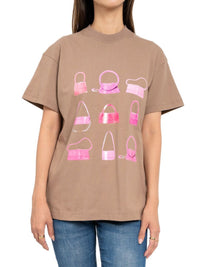 T-shirt Sacs imprimé - Brown