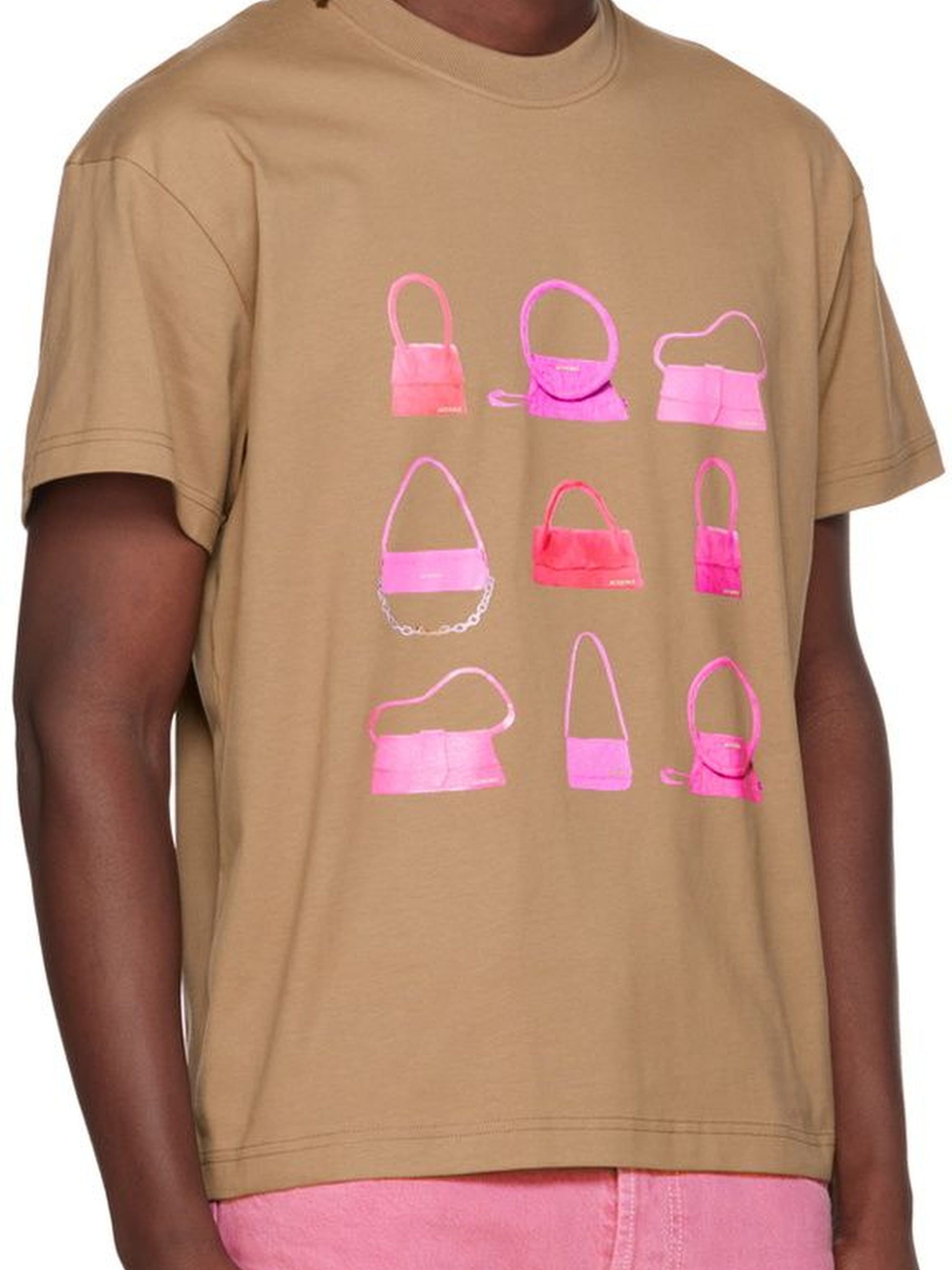 T-shirt Sacs imprimé - Brown