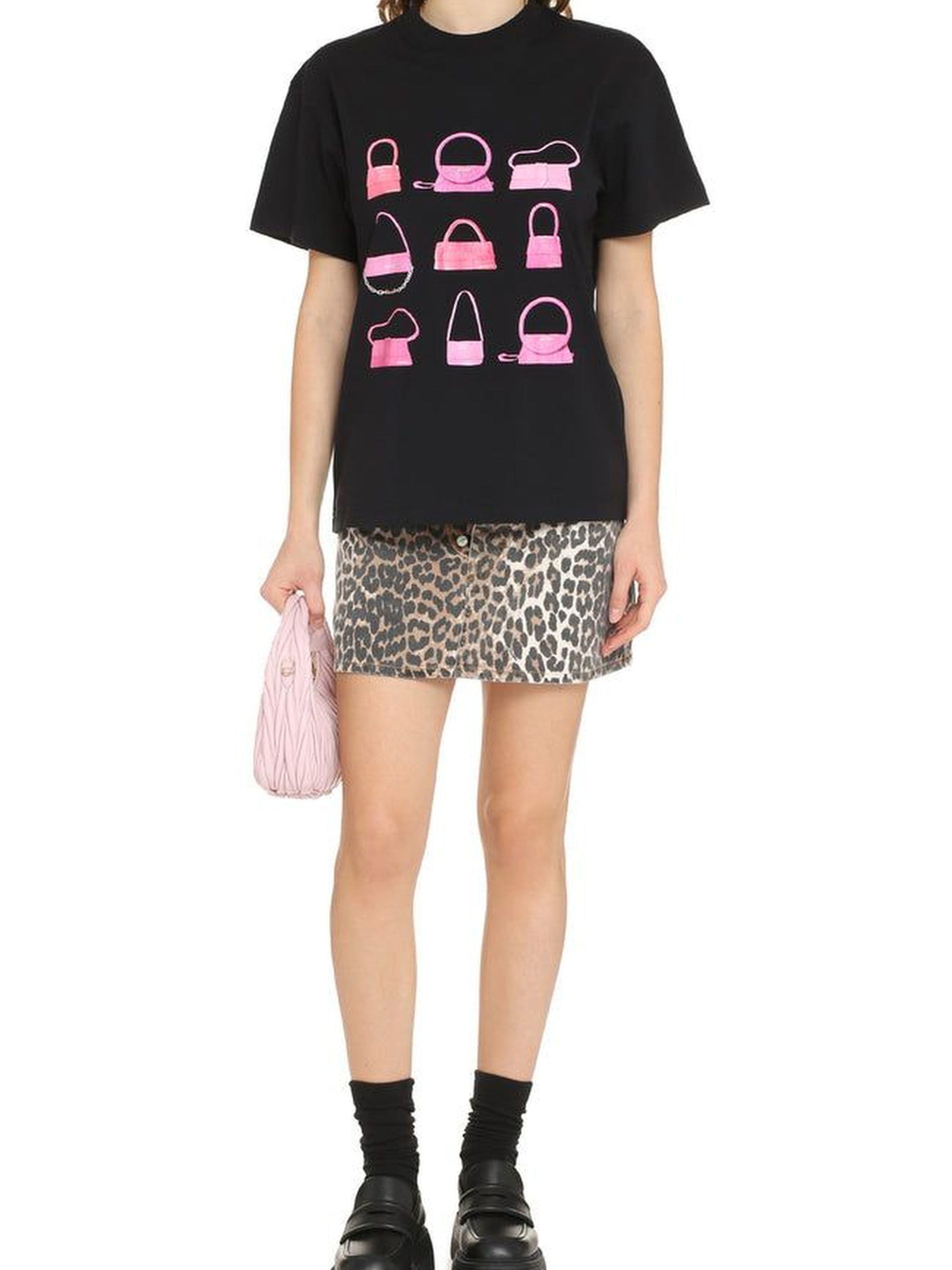 T-shirt Sacs imprimé - Black
